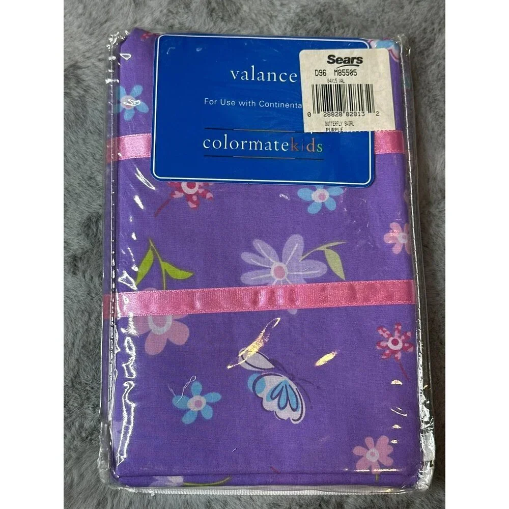 VTG 1990s Colormate Kids Sears Valances Lot of 2 84
